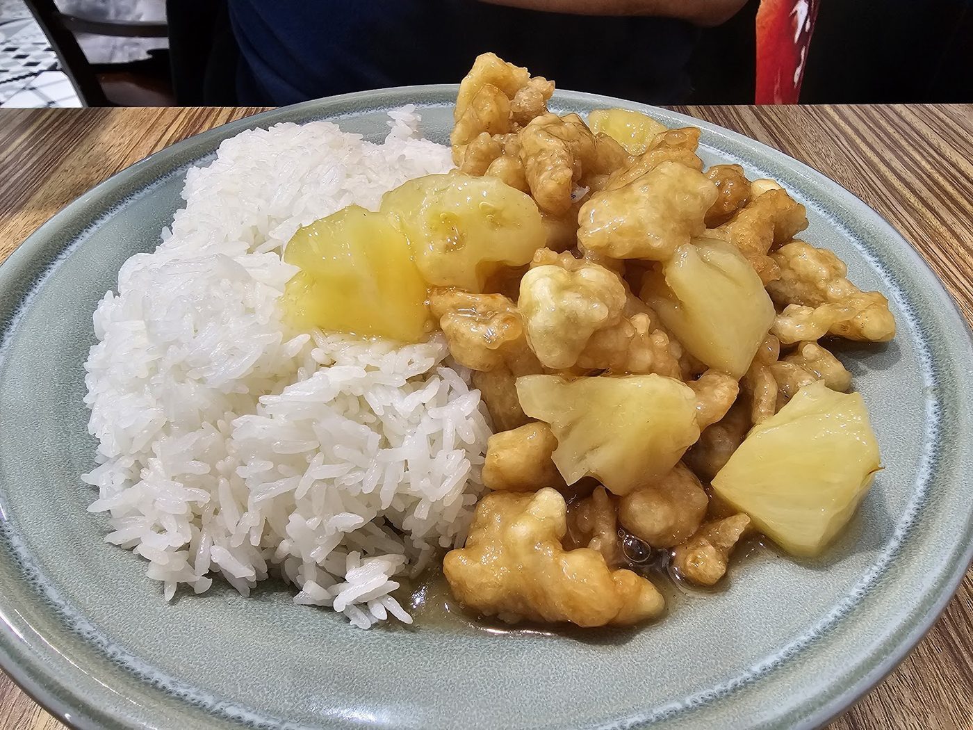 A real photo from the restaurant